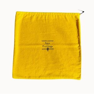 Inès de la Fressange Paris Yellow Dust Bag / Drawstring Sz M